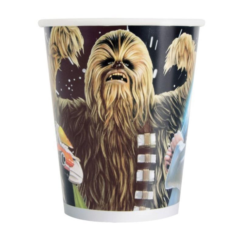 Star Wars paper cups 9 ounces, 8 per package