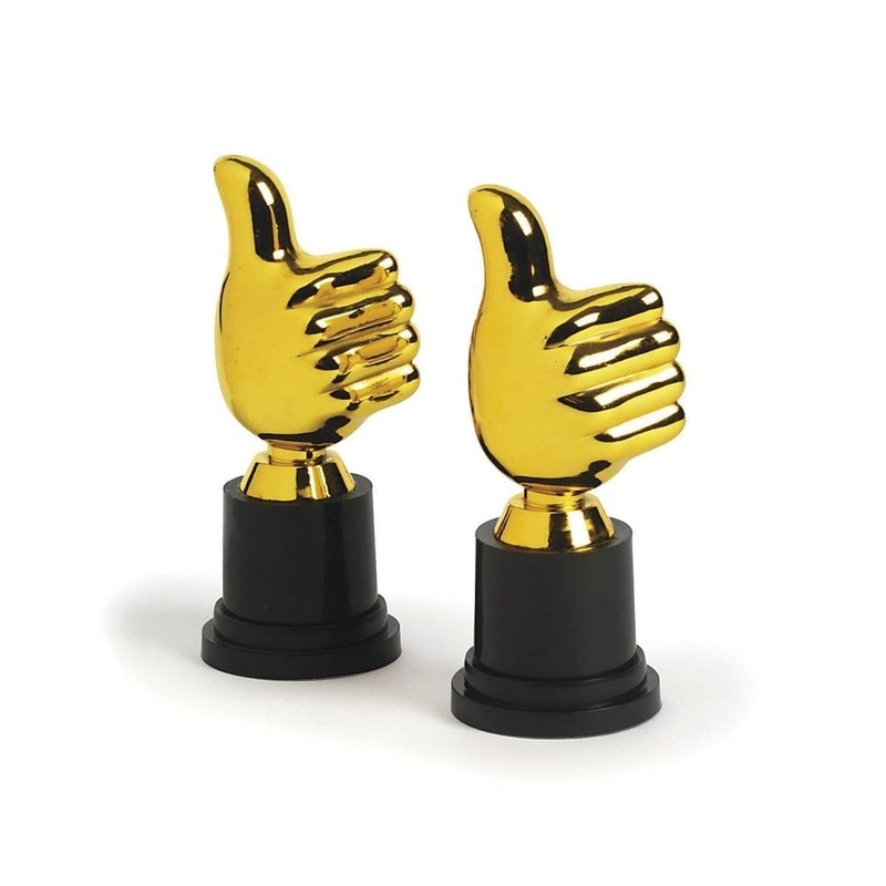 Thumbs Up Award Trophies