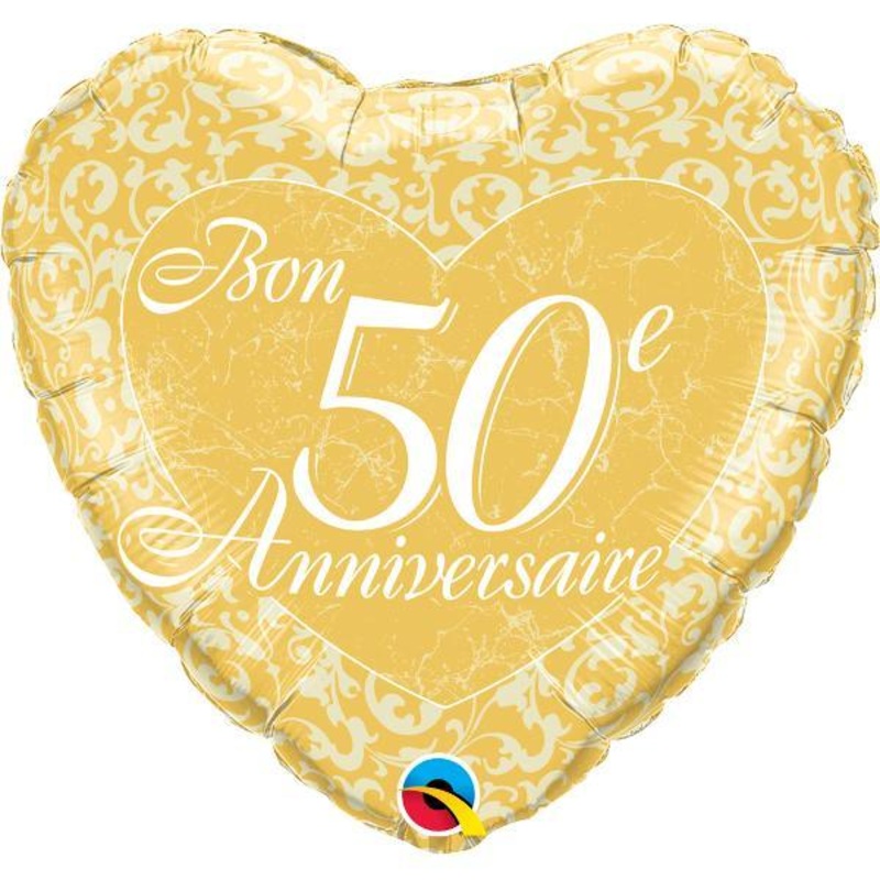Bon 50e Anniversaire Foil Balloon