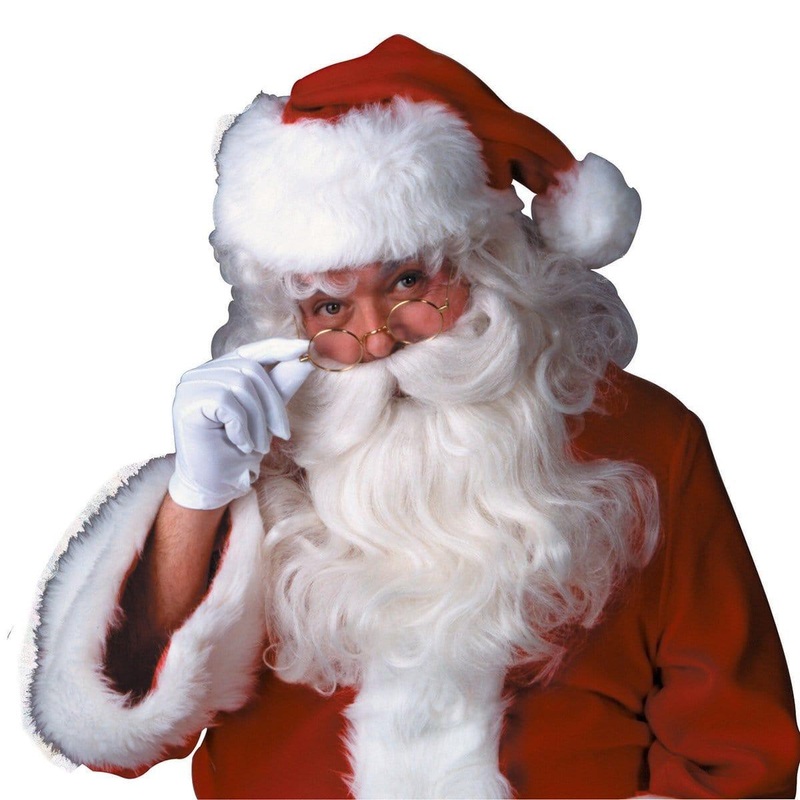 Deluxe Santa Beard & Wig Set