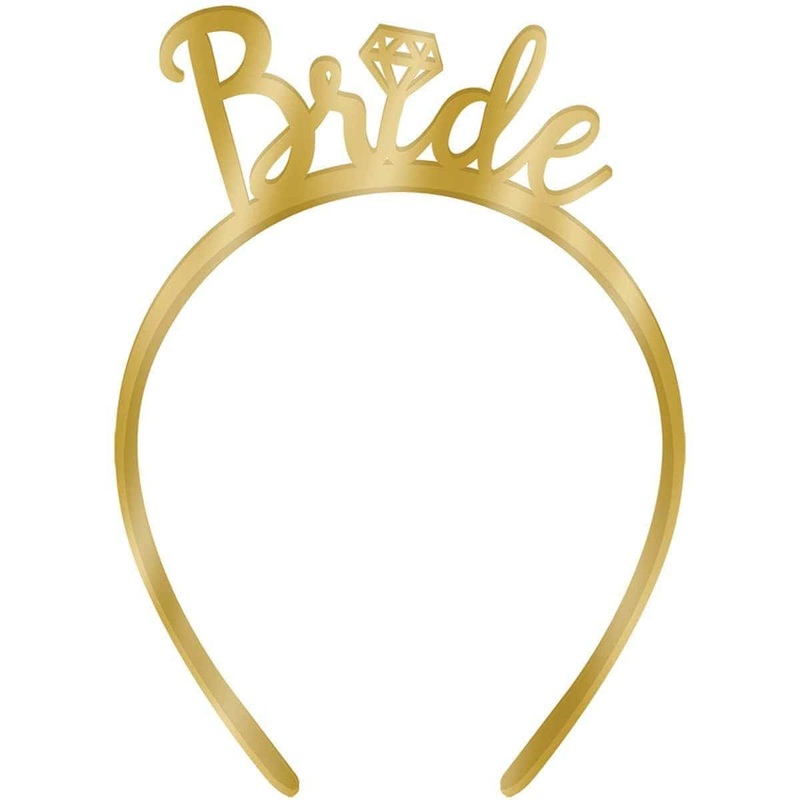 Gold Bride headband