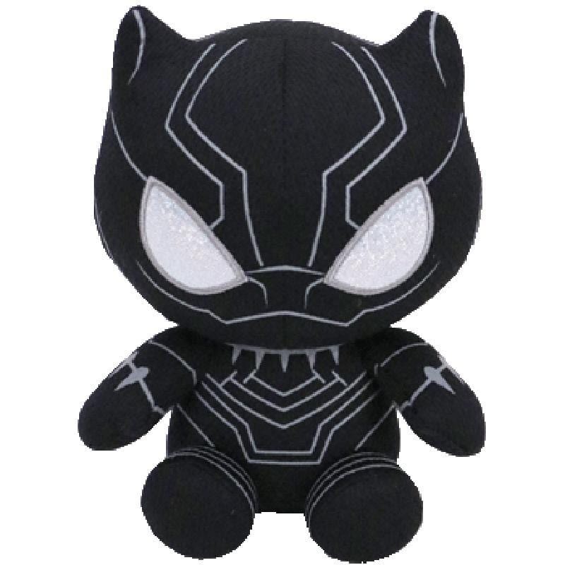 Marvel  Beanie Babies Plush, Black Panther, 8 Inches