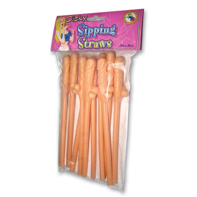 Natural pecker straws, 10 per package