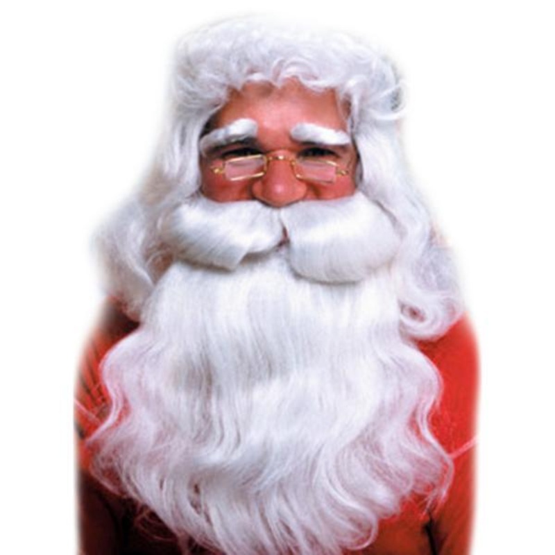 Santa Wig and Beard Deluxe Set