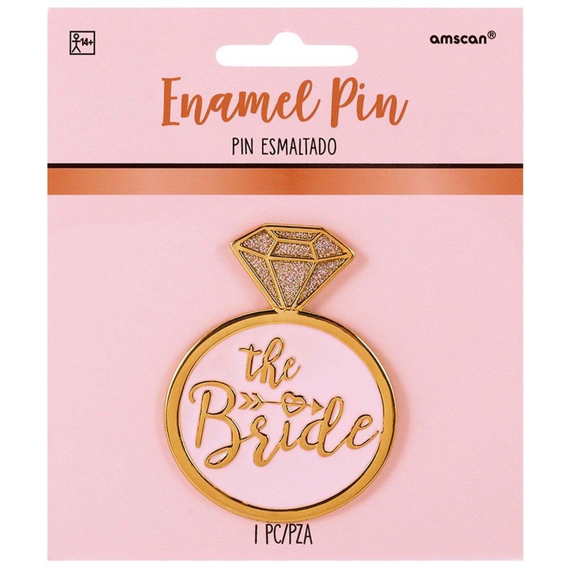 The Bride gold pin