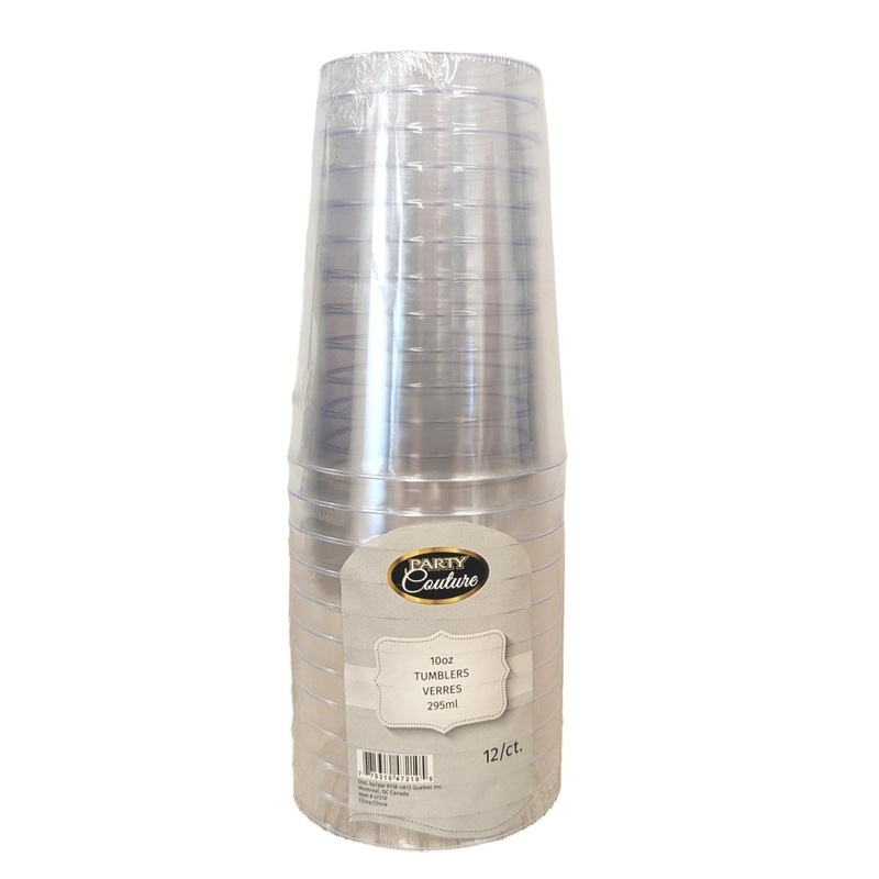 Clear Premium Quality Cups, 10 Oz, 12 Count