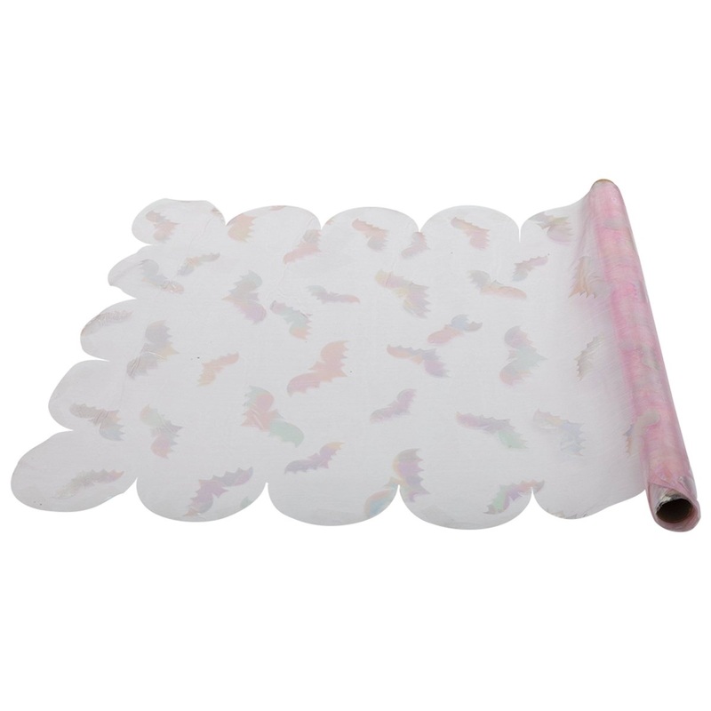 Groovy Halloween Clear Fabric Table Runner, 1 Count