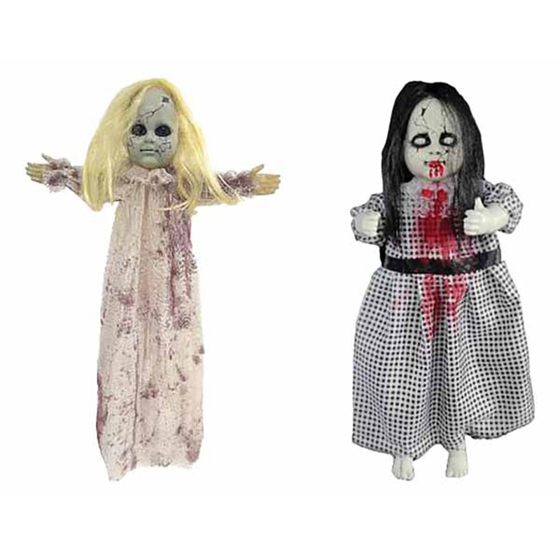 Hanging Creepy Doll Decoration, Assortment, 1 Count