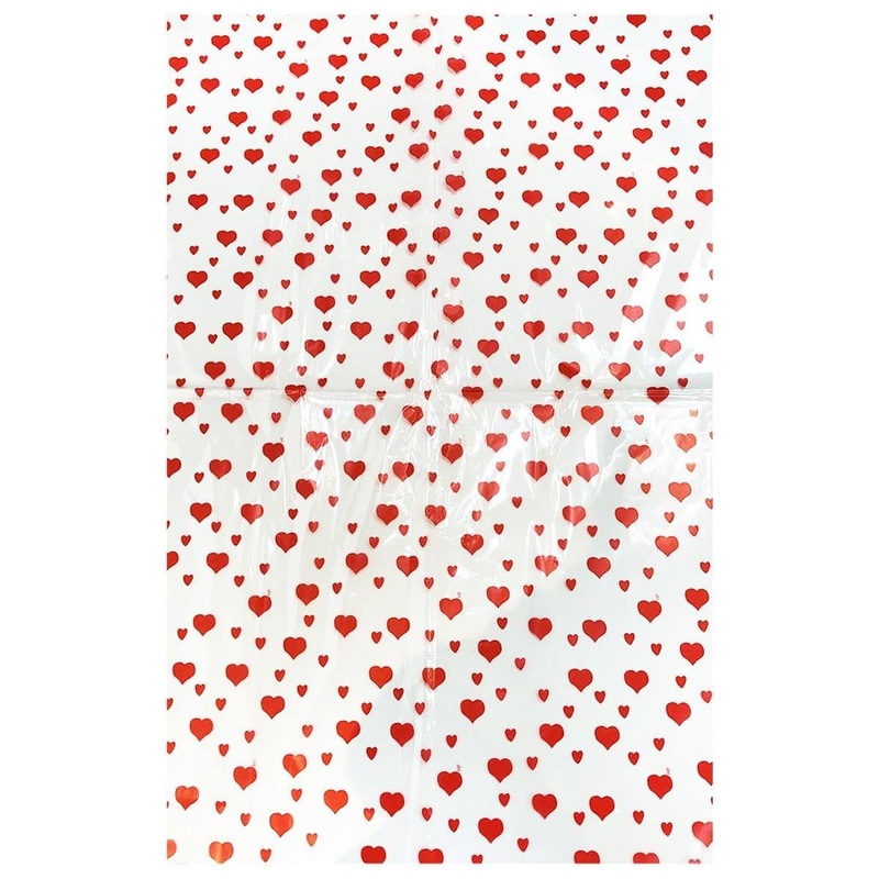 Large Print Heart Opp Bag