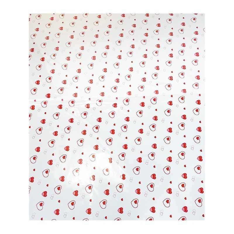 Medium Print Heart Opp Bag