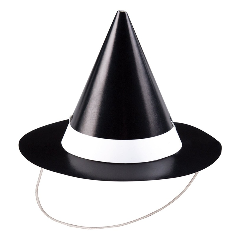 Mini Witch Hats, 8 Count