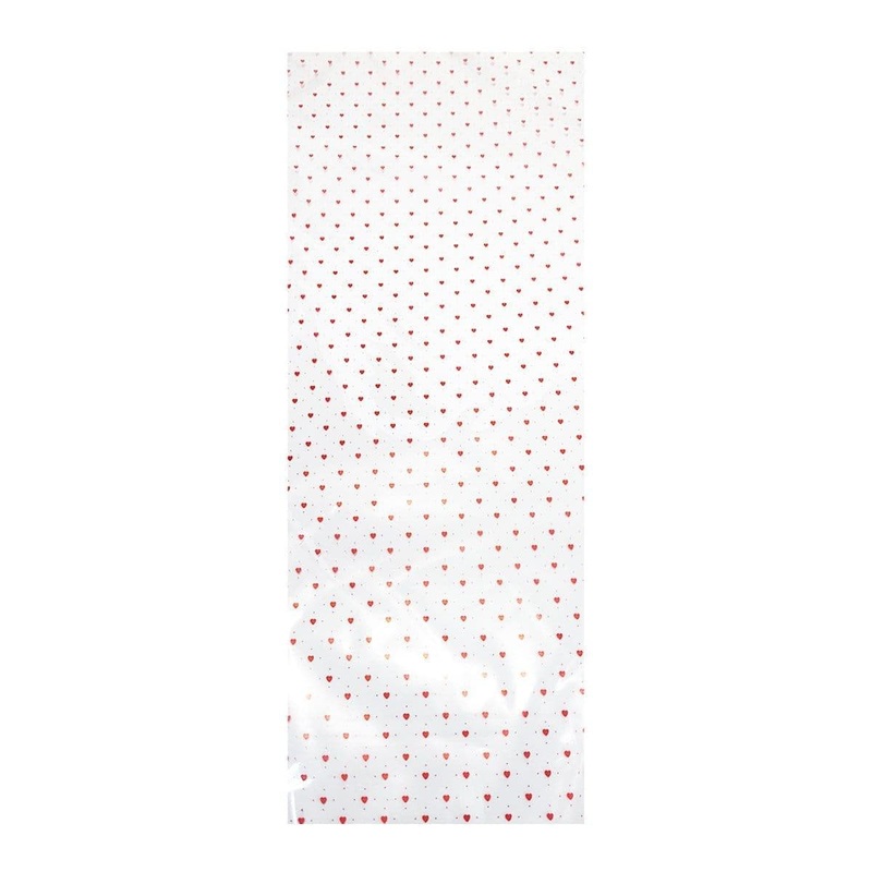 Small Print Heart Opp Bag