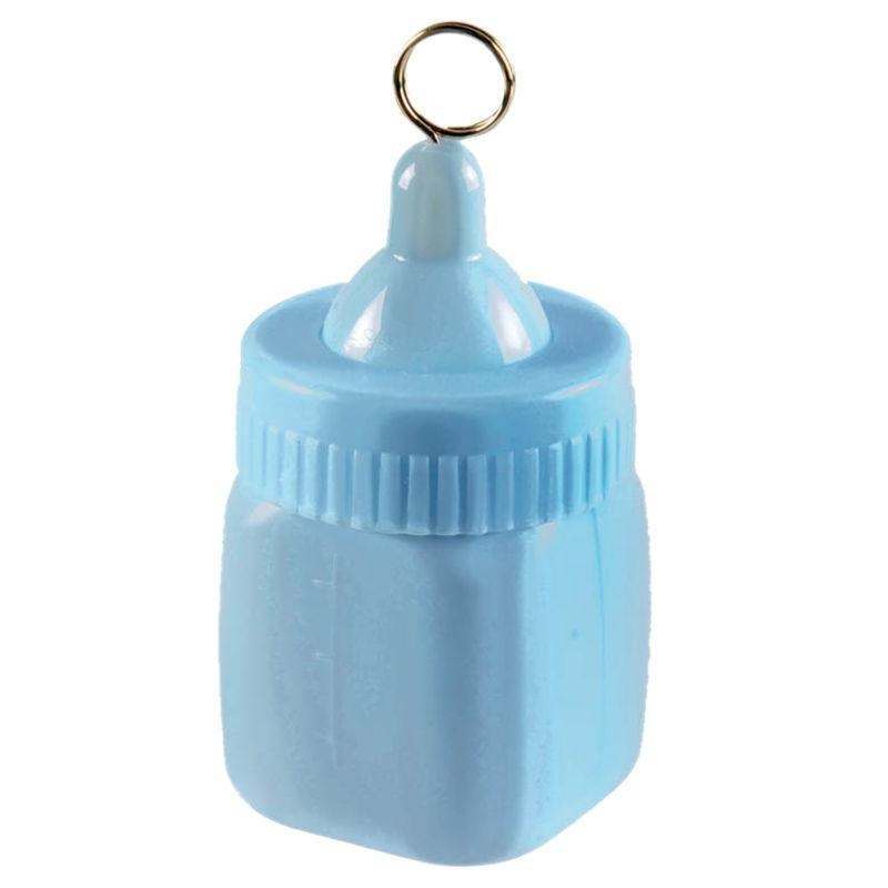 Blue Baby Bottle Balloon Weight