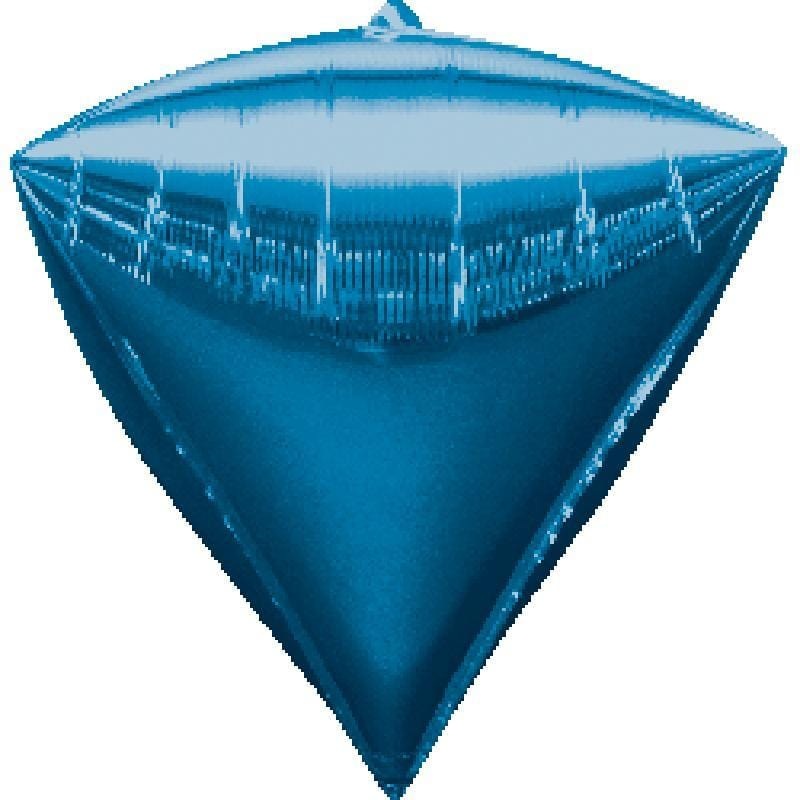 Blue Diamondz Balloon, 16 Inches