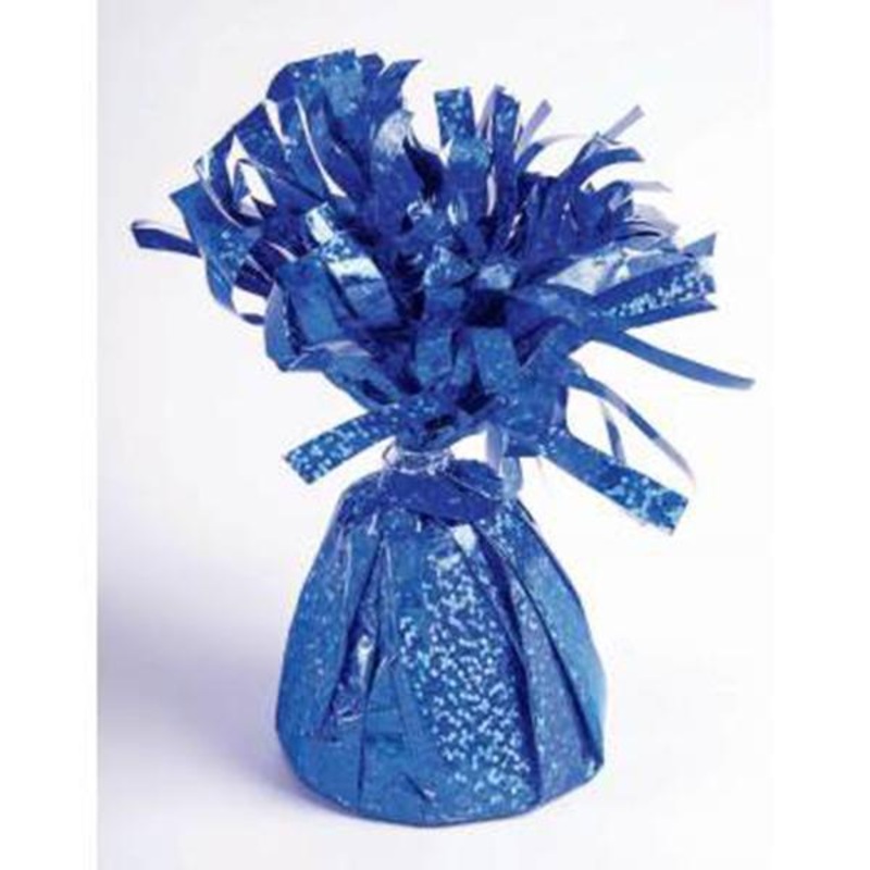 Blue Holographic Balloon Weight