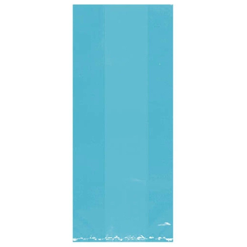 Cello Bags - Caribbean Blue 9.5 x 4 x 2.25 in. 25/pkg