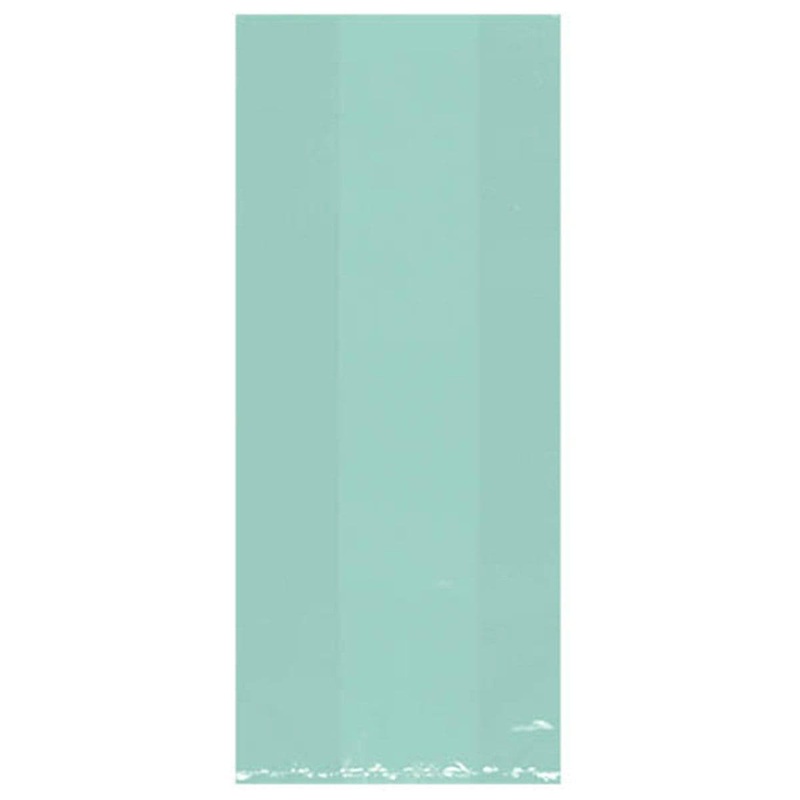 Cello Bags - Robin's Egg Blue 9.5 x 4 x 2.25 in. 25/pkg