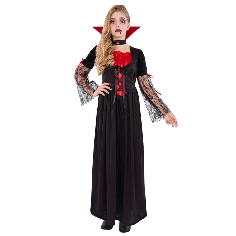 Classic Vampire Costume for Kids 8-10