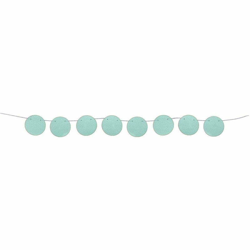 Diamond Circles Banner 8ft. - Light Blue