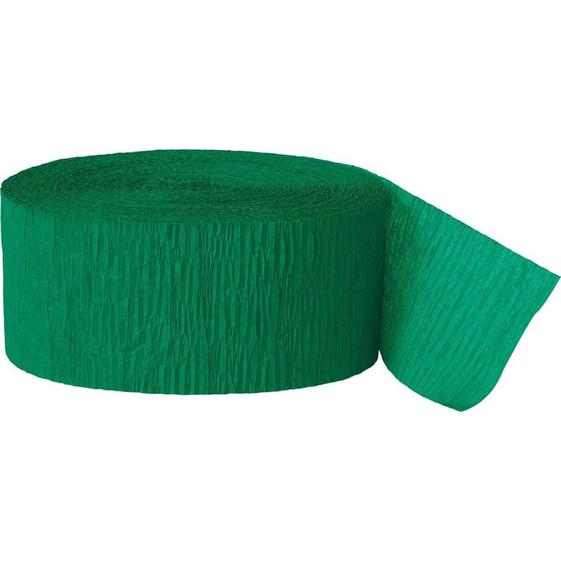 Emerald Green Crepe Streamer 81 Ft