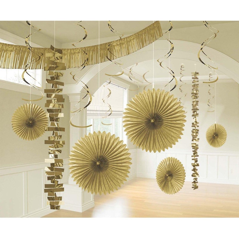 Hanging Decorating Kit - Gold 18/pkg.
