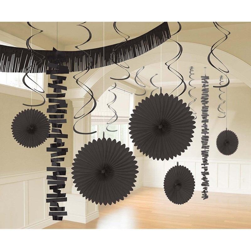 Hanging Decorating Kit - Jet Black 18/pkg.