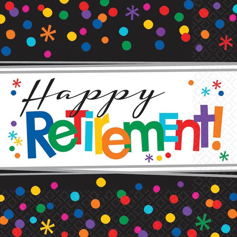 Officially Retired - Luncheon Napkins 16/pkg.