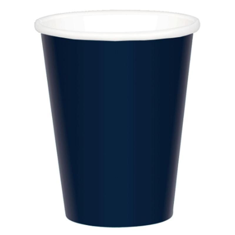 Paper Cups 9 Oz. - True Navy 20/pkg