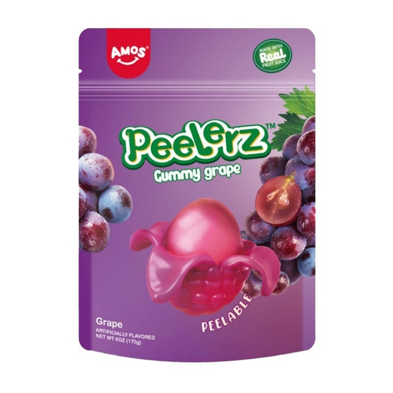 Peelerz Gummy Grape, 170g, 1 Count