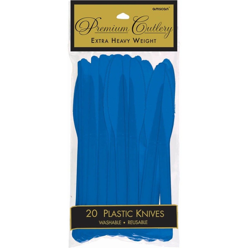 Plastic Knives - Royal Blue 20/pkg