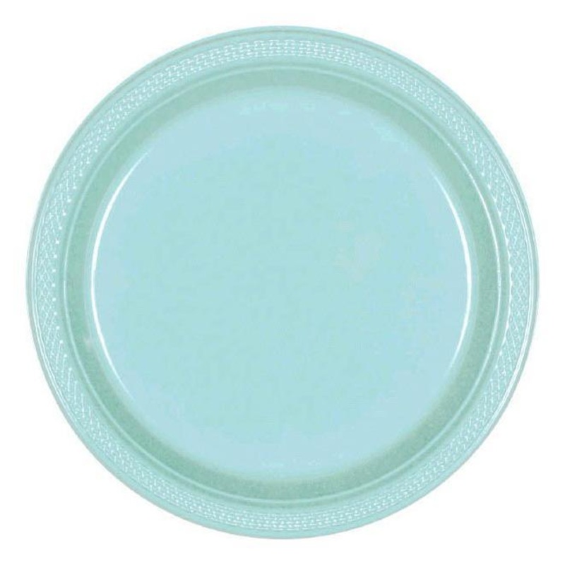 Plastic Plates - Robin's Egg Blue 7 in. 20/pkg