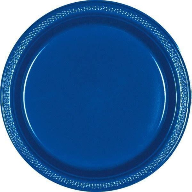 Plastic Plates - Royal Blue 10.25 in. 20/pkg