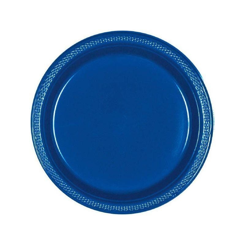 Plastic Plates - Royal Blue 7 in. 20/pkg