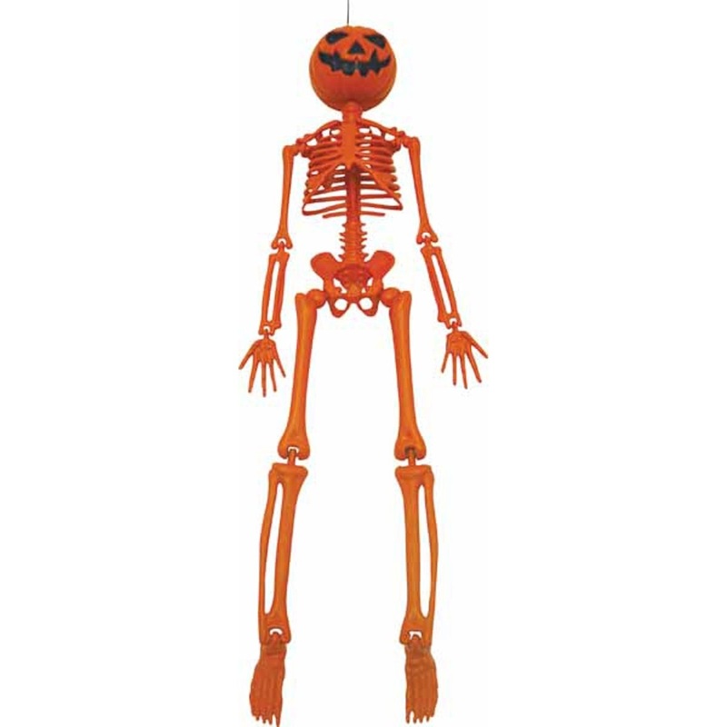 Pumpkin Skeleton, 16 Inches, 1 Count