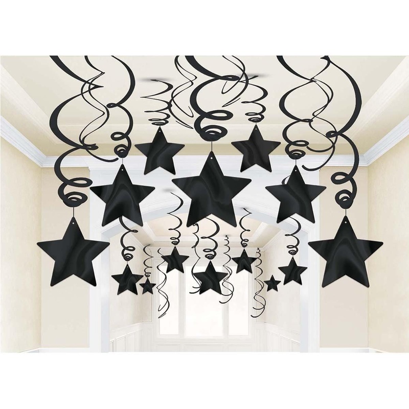 Star Swirls Mega Value - Jet Black 30/pkg.