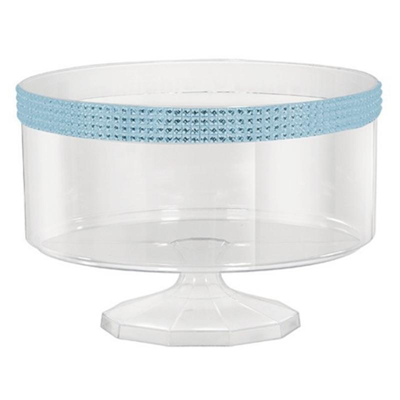 Trifle Container With Gems Small - Blue