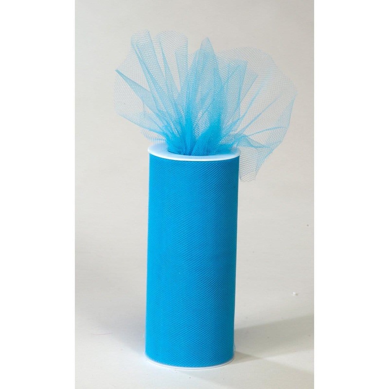 Tulle Roll - Turquoise 6 in. x 25 yds