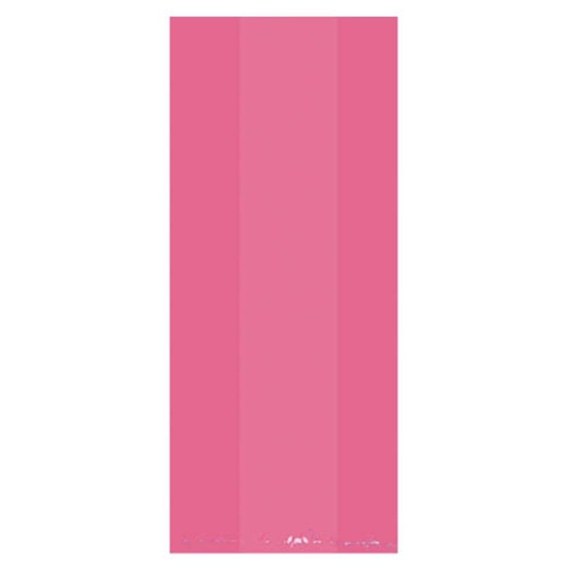 Cello Bags - Bright Pink 9.5 x 4 x 2.25 in. 25/pkg