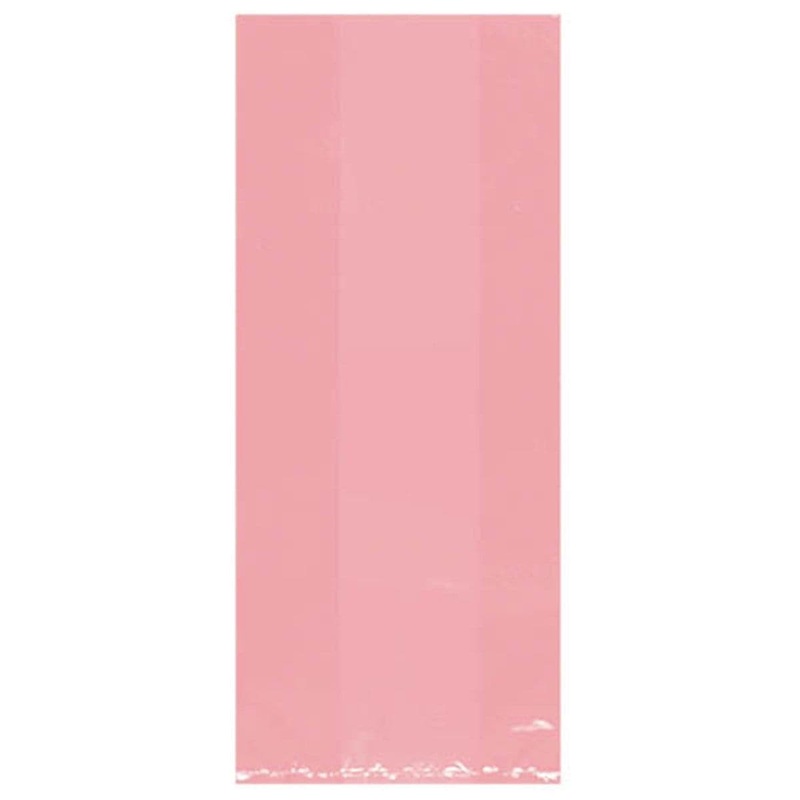 Cello Bags - New Pink 9.5 x 4 x 2.25 in. 25/pkg