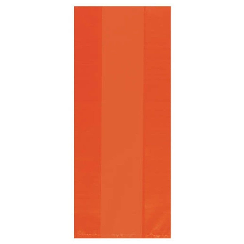 Cello Bags - Orange 9.5 x 4 x 2.25 in. 25/pkg