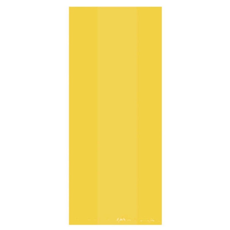 Cello Bags - Yellow 9.5 x 4 x 2.25 in. 25/pkg