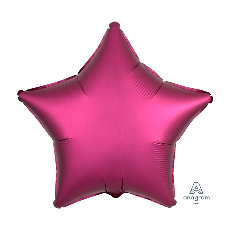 Pink Star Shape Foil Balloon, 18 Inches