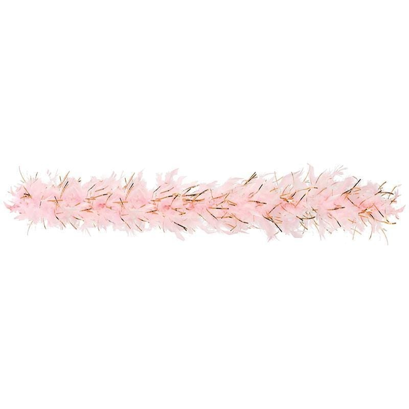 Pink tinsel Bachelorette boa