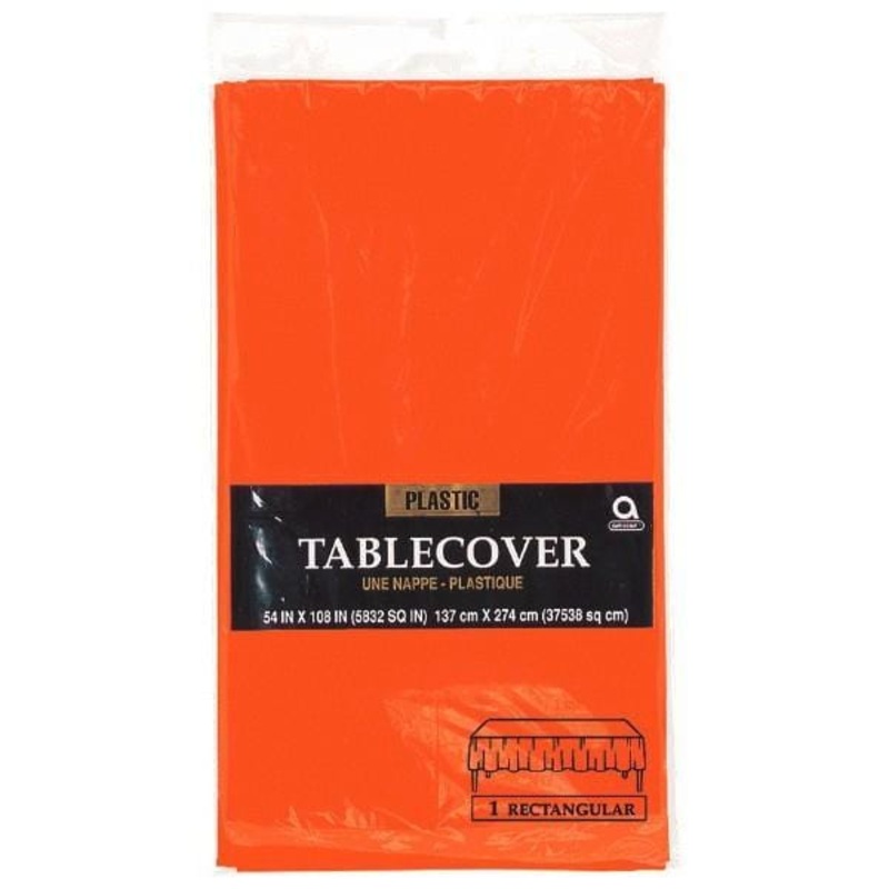 Plastic Tablecover - Orange Peel 54 X 108 In.