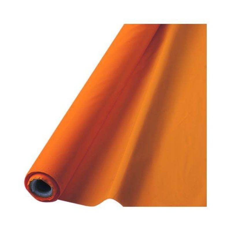Plastic Tablecover Roll - Orange Peel