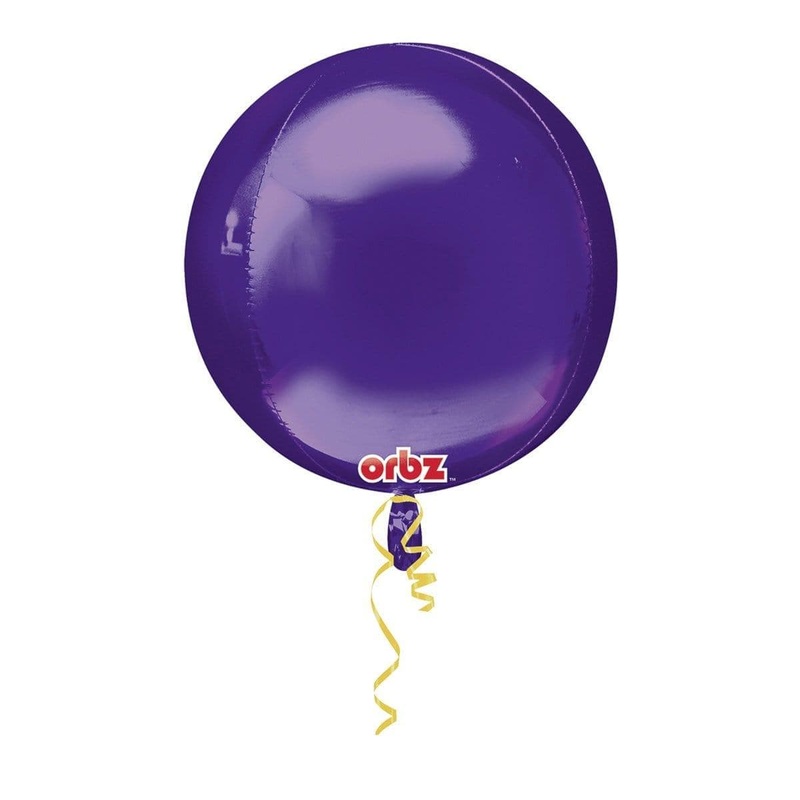 Purple Orbz Balloon, 16 Inches