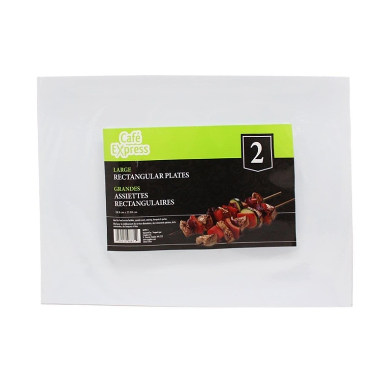 Large Square Plates 2/pkg.