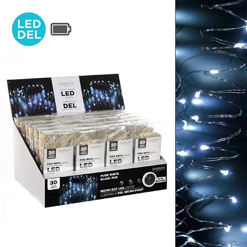 Micro Dot String Lights 10 Ft. - Pure White