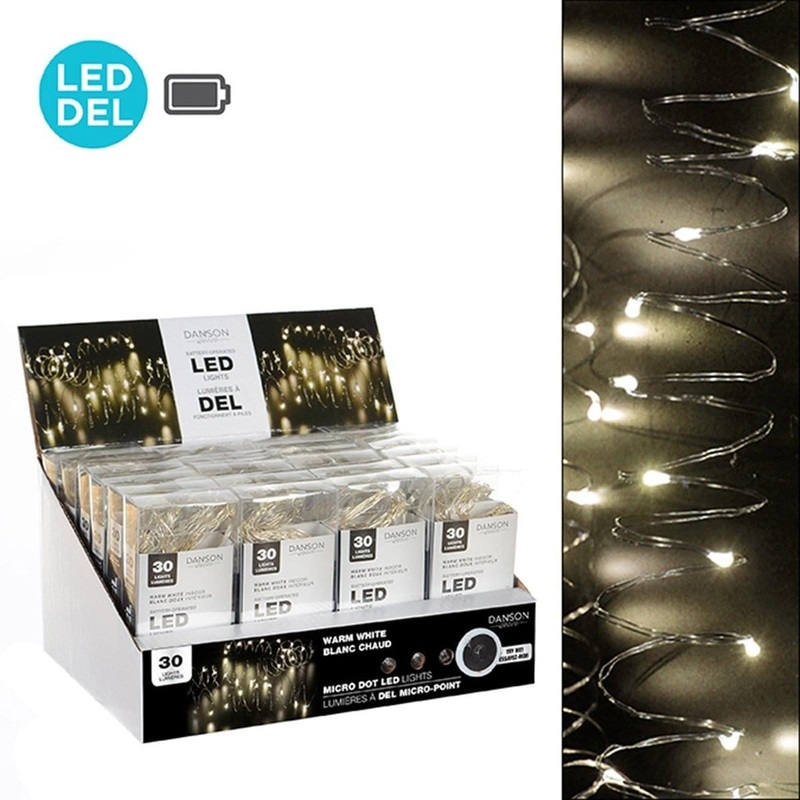 Micro Dot String Lights 10 Ft. - Warm White