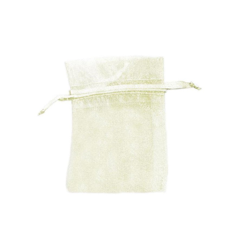 Organza Bag - Ivory 3 x 4 in. 12/pkg.